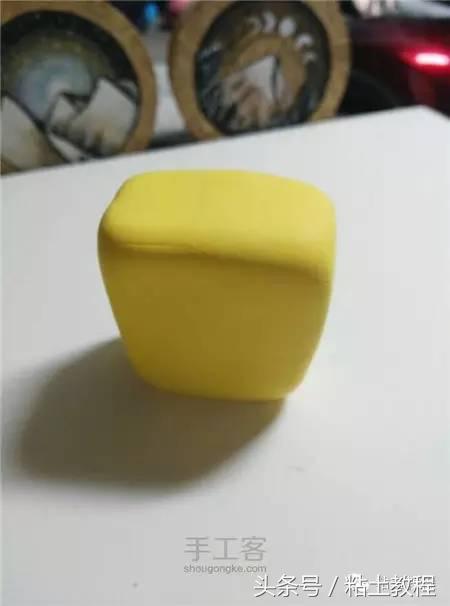 用彩泥做的海绵宝宝动画片,用彩泥做个海绵宝宝