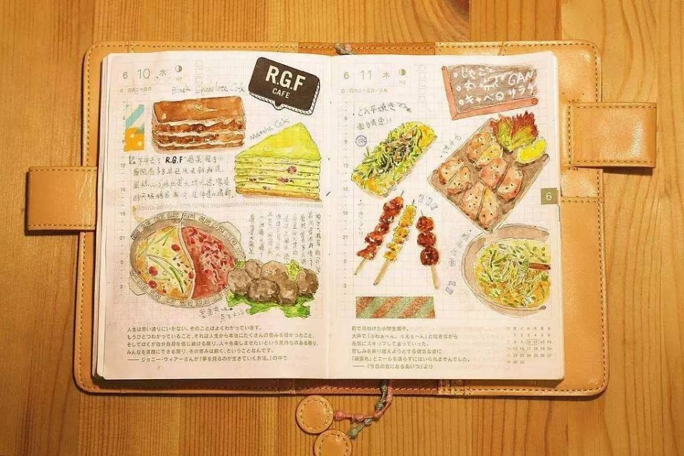 手帐小白入坑必备的东西,手帐的坑