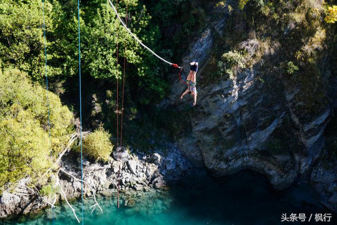 新西兰皇后镇卡瓦劳大桥蹦极,皇后镇新西兰蹦极