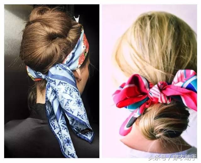 时尚优雅小方巾,郑秀妍的时尚穿搭