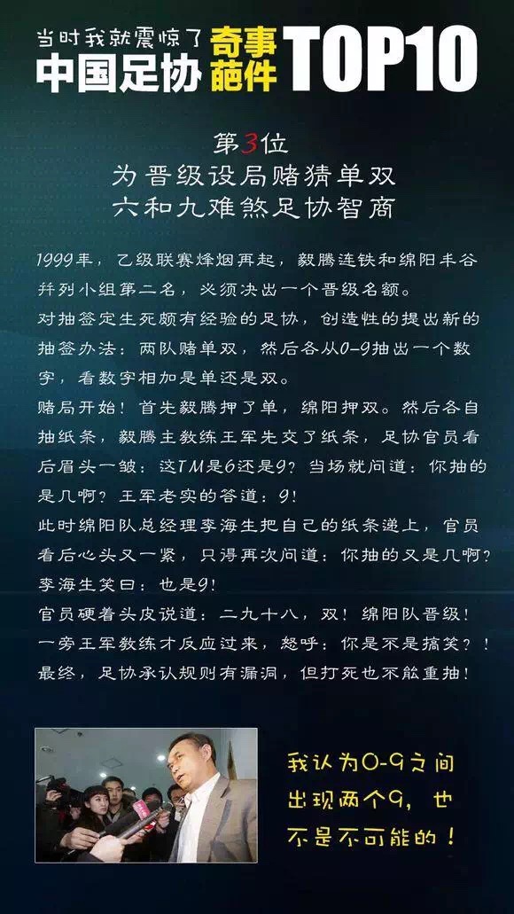 中国足协的奇葩事迹,足协奇葩事top10