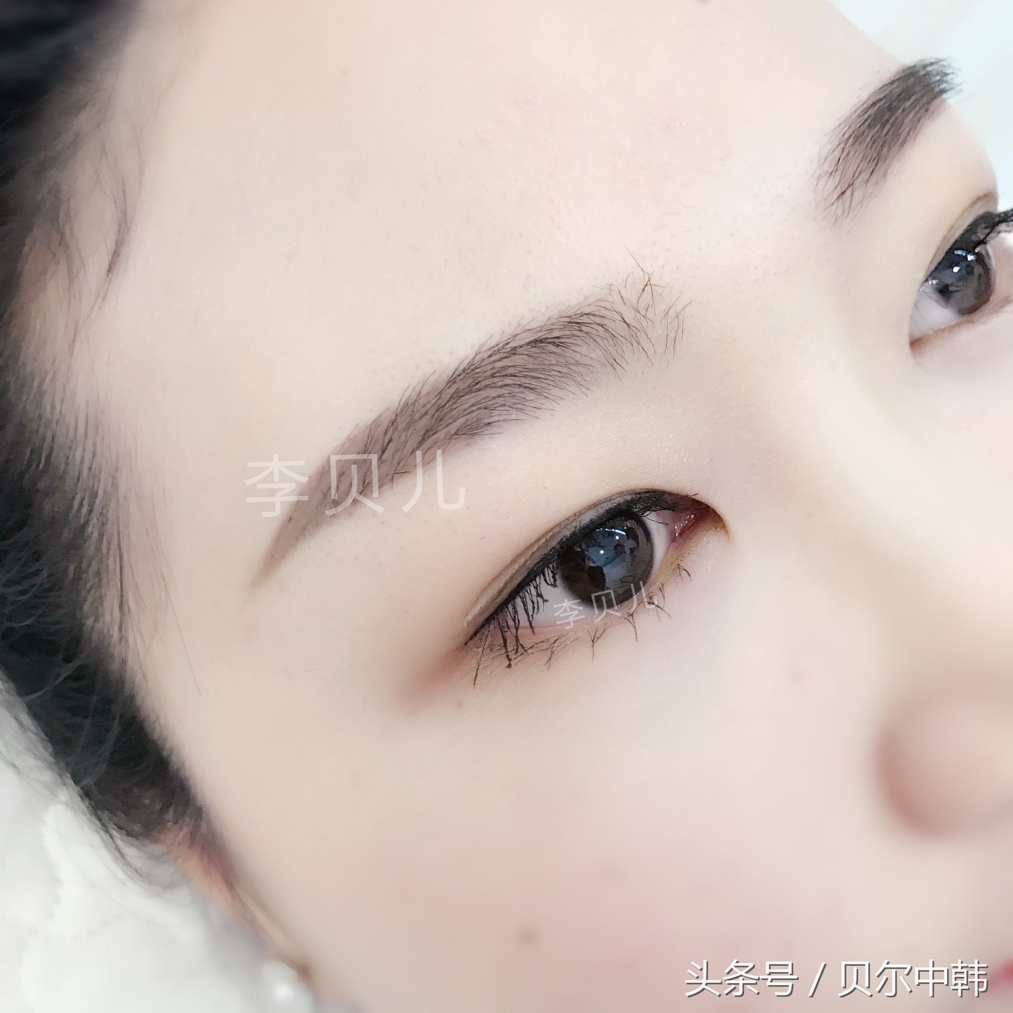 李贝儿自然眉丨半永久纹眉究竟是什么样的体验？