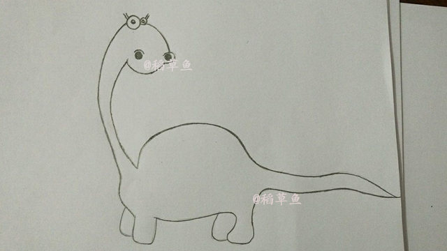 儿童简笔画恐龙大全简单又漂亮,恐龙简笔画大全100种喷火龙