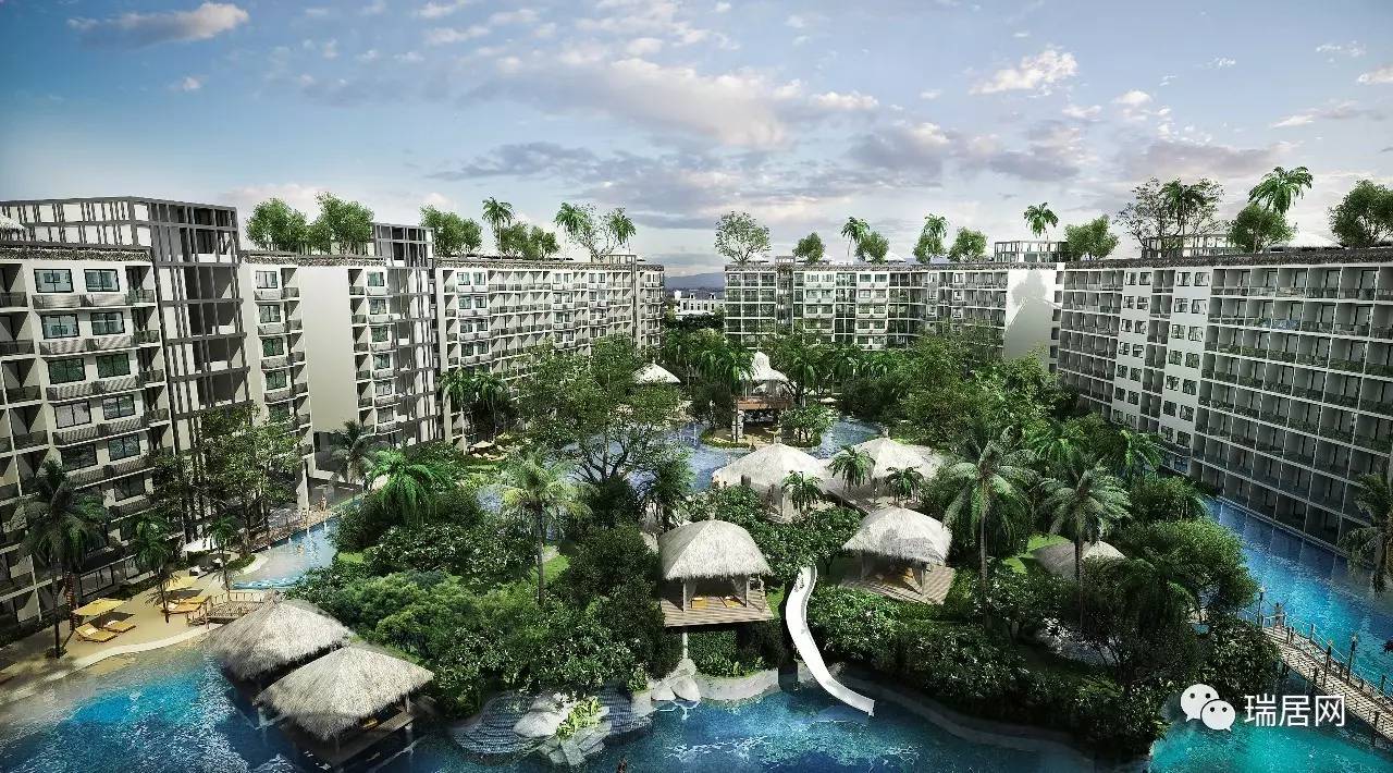 泰国芭提雅海边木屋酒店,芭提雅thebase公寓