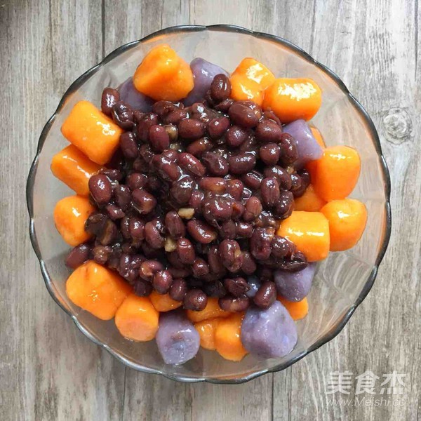 芋圆红豆葡萄干烧仙草椰汁,椰汁红豆西米芋圆露的做法