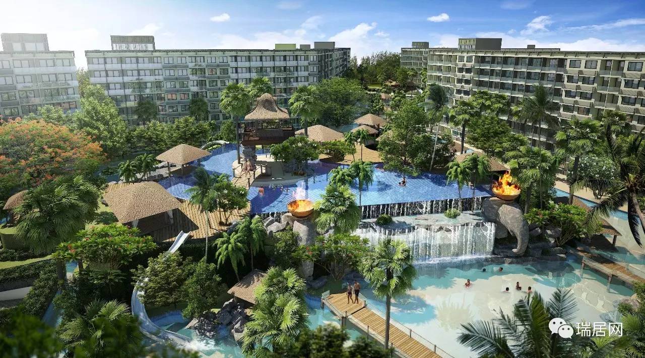 泰国芭提雅海边木屋酒店,芭提雅thebase公寓