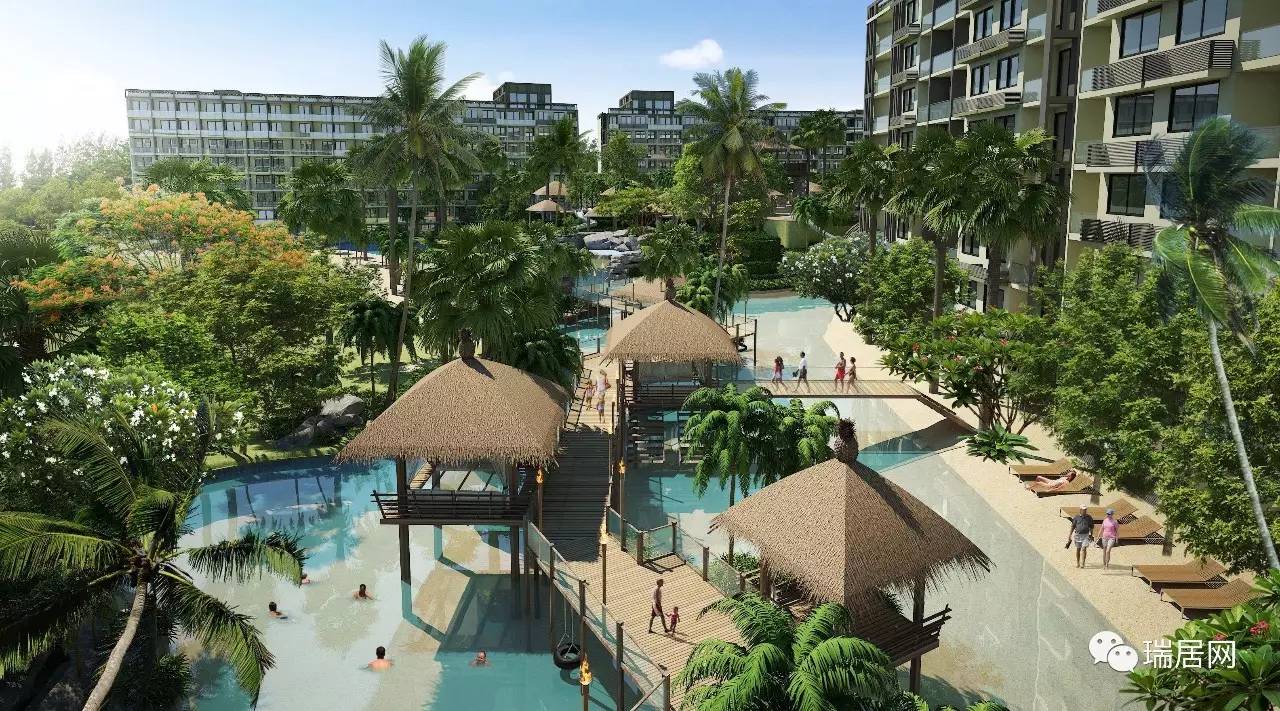 泰国芭提雅海边木屋酒店,芭提雅thebase公寓