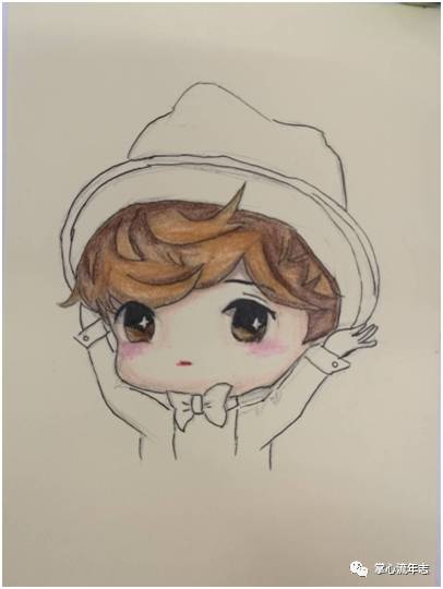 鹿晗可爱手绘,鹿晗手绘简单