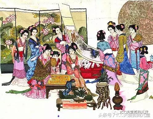 她们用4年时间、102种颜色、13900根线绣出《琴棋书画》