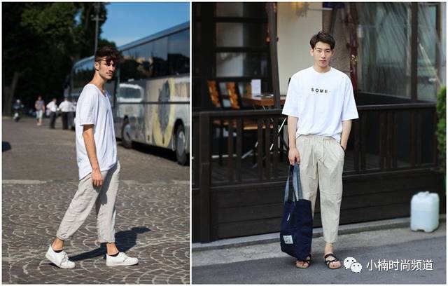 青年男士简约休闲风夏季穿搭,男士高级感亚麻风穿衣搭配