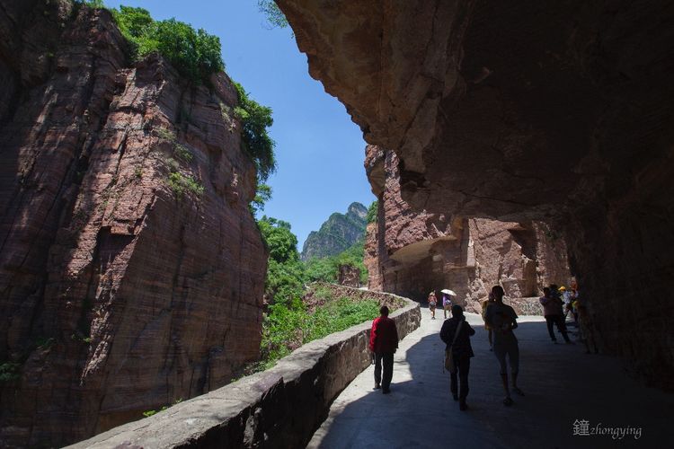 郭亮挂壁公路步行观景,郭亮挂壁公路世界奇迹