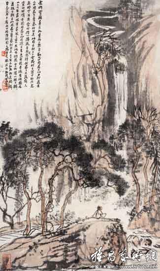 如何临李可染山水画,李可染山水画好吗