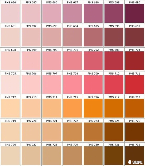 潘通色卡配色电子版,旋转潘通色卡