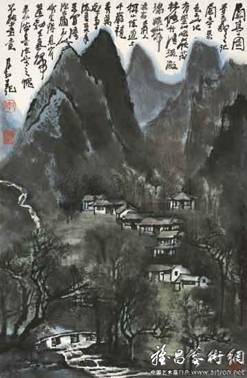 如何临李可染山水画,李可染山水画好吗