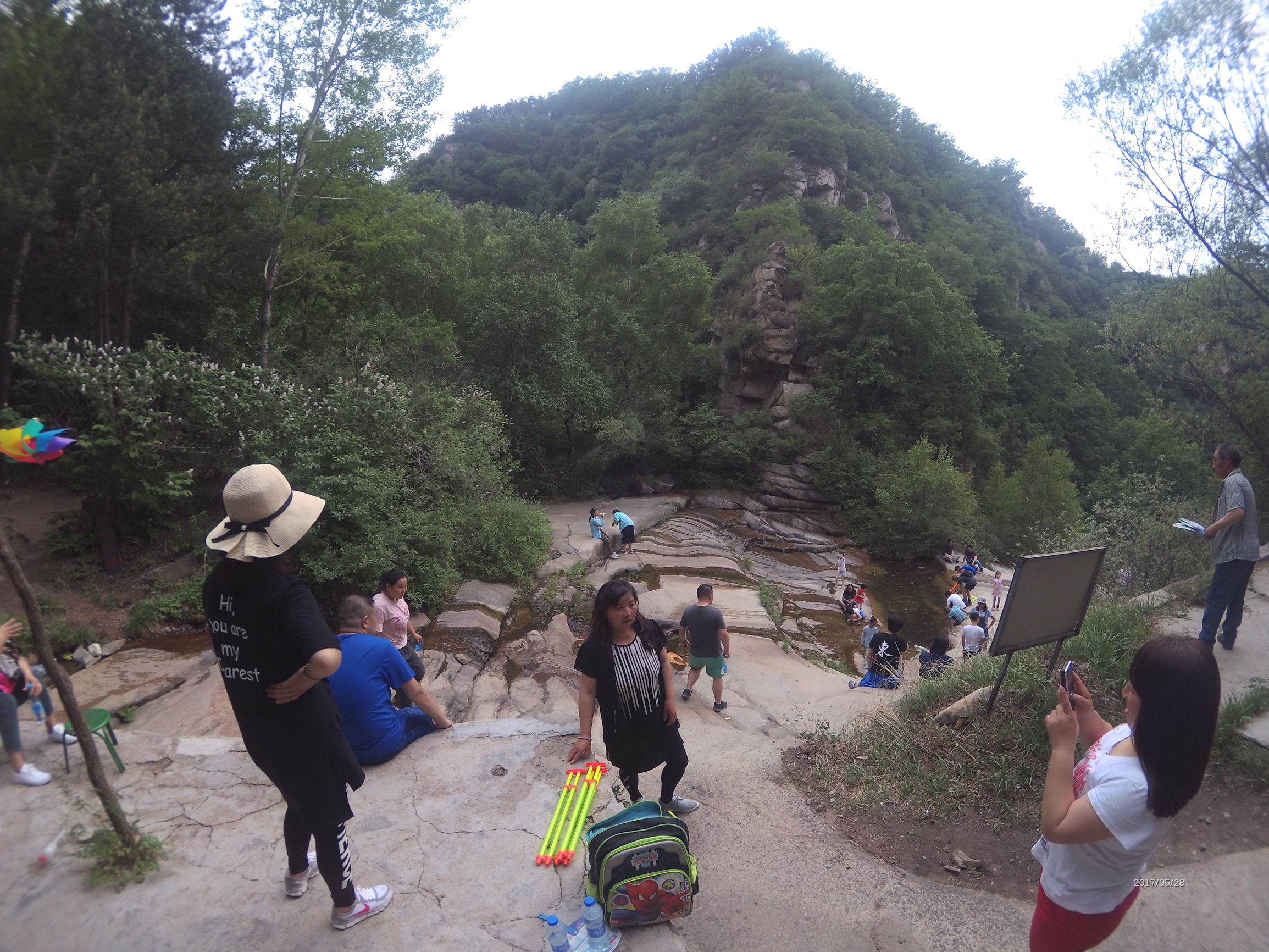 白石山十瀑潭石林峡四日游,白石山风景区自驾游攻略图