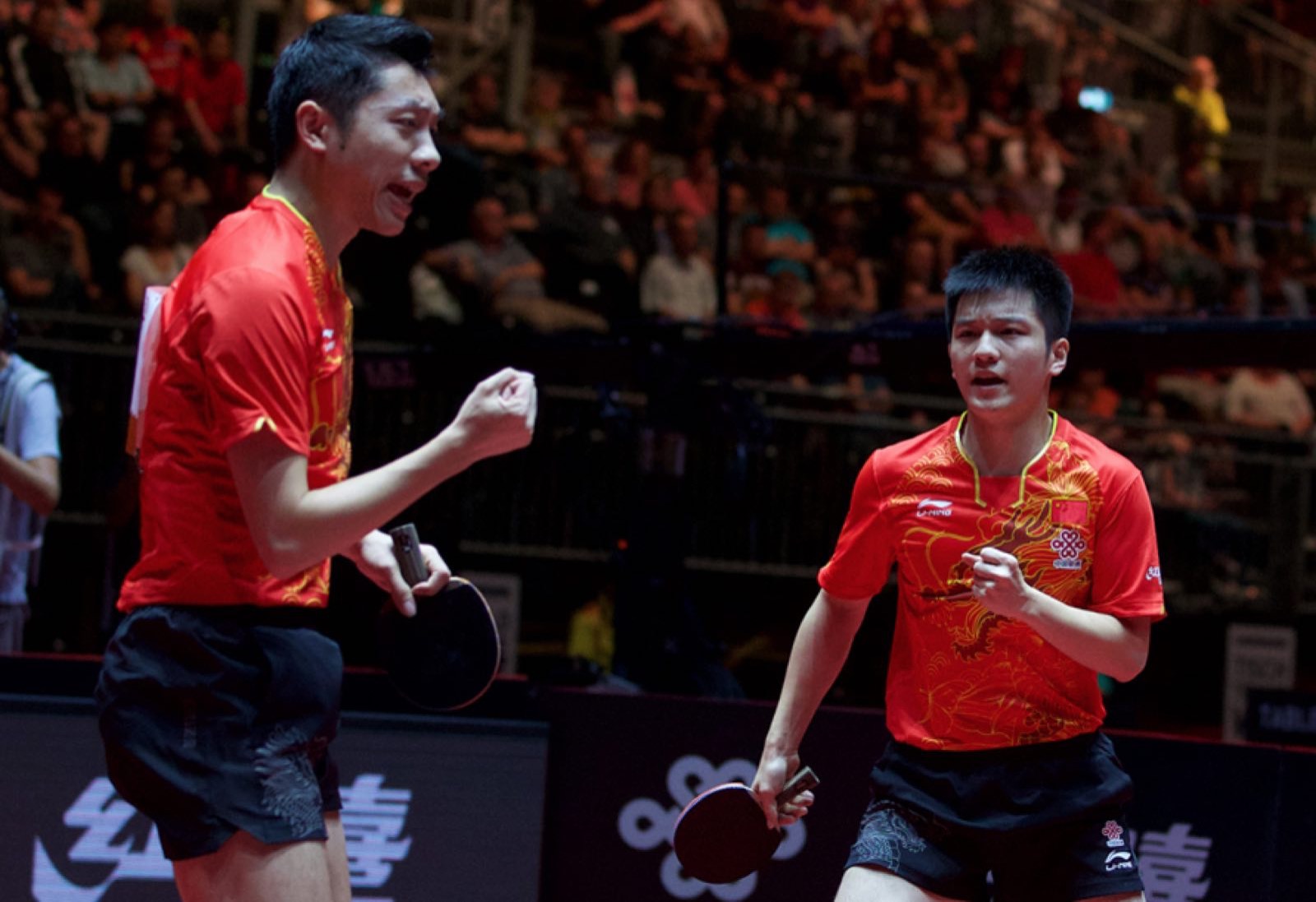 马龙许昕樊振东王楚钦伊朗杯,樊振东许昕世乒赛