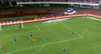 热身赛邓涵文“梅开二度”中国男足8-1菲律宾