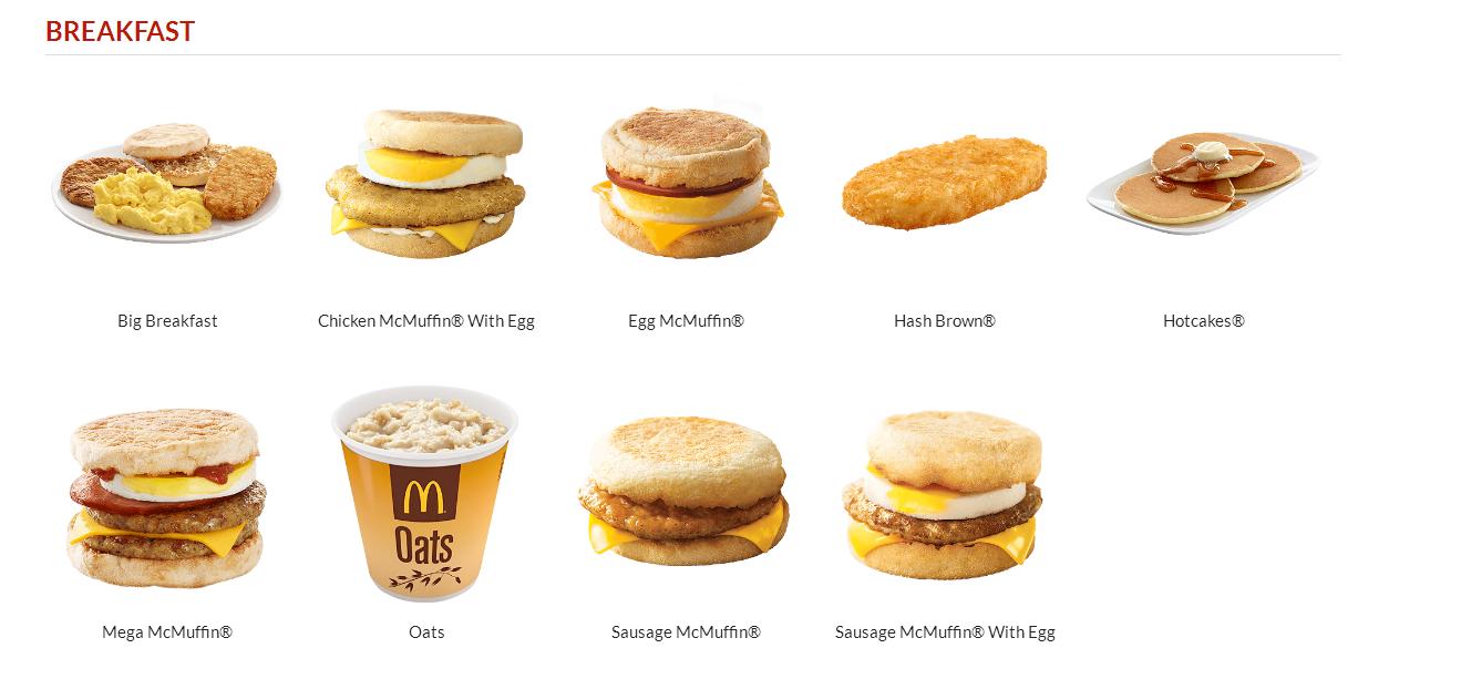 麦当劳里面都摆些什么食物呢,麦当劳秘密菜单这些你知道吗