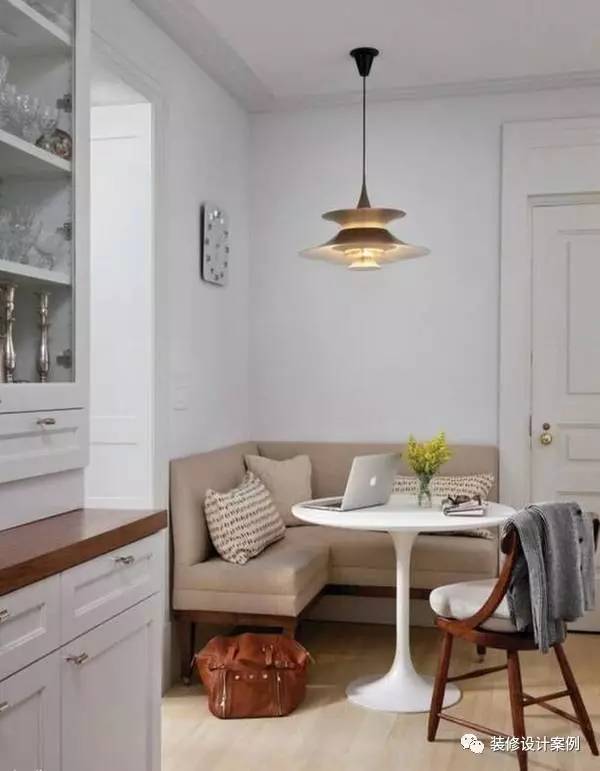 2米宽卡座餐厅设计效果图,餐厅现代简约卡座设计小户型