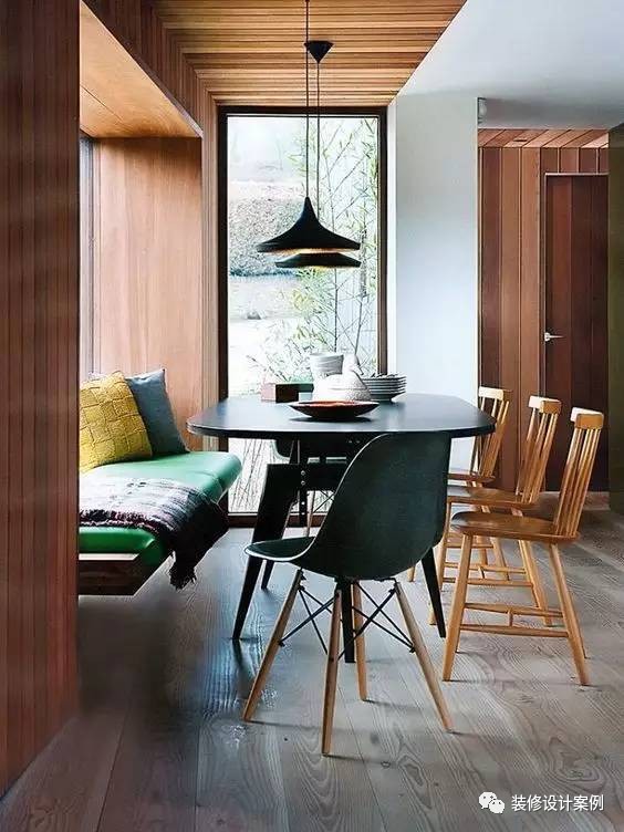 2米宽卡座餐厅设计效果图,餐厅现代简约卡座设计小户型