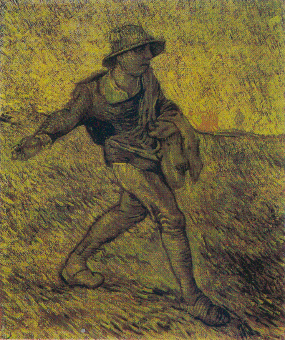 梵高圣玛丽海景,梵高圣玛丽海景画中人