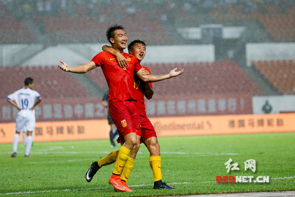 中国U22男足3:2战胜乌兹别克斯坦U22男足