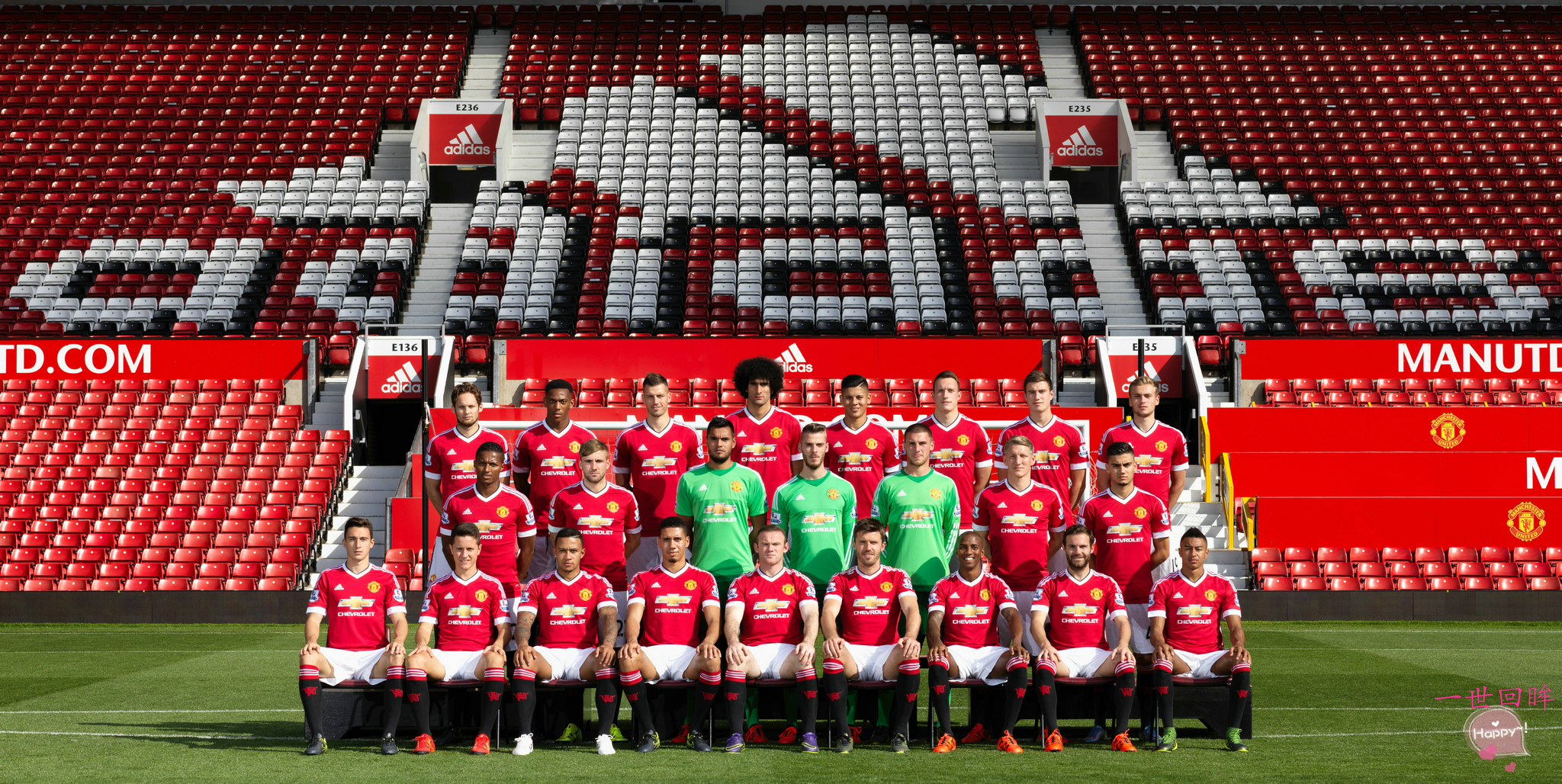 2016-17年曼联照片,曼联全家福照片2019