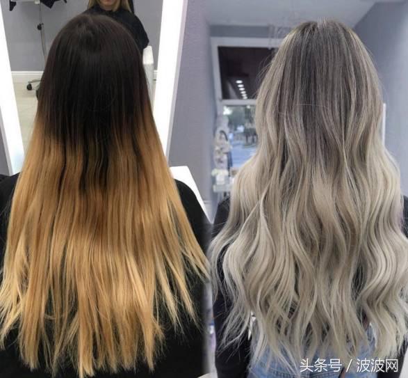 半截黄半截黑染深色,半截黄半截黑头发染什么