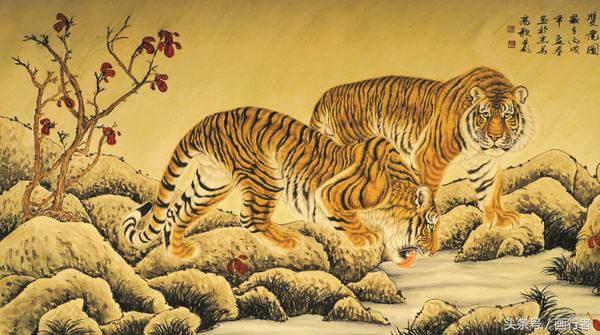 画虎年老虎,国画虎的基本绘画技法