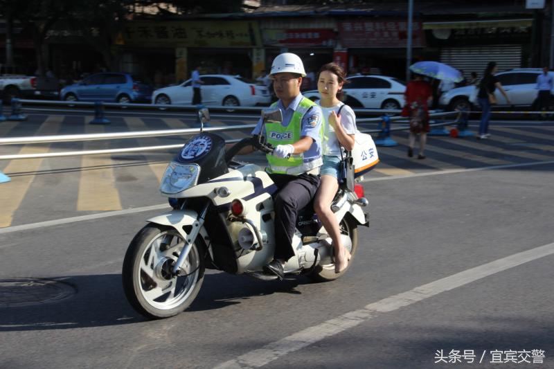 郑州爱心护考交警同行,爱心助考交警同行