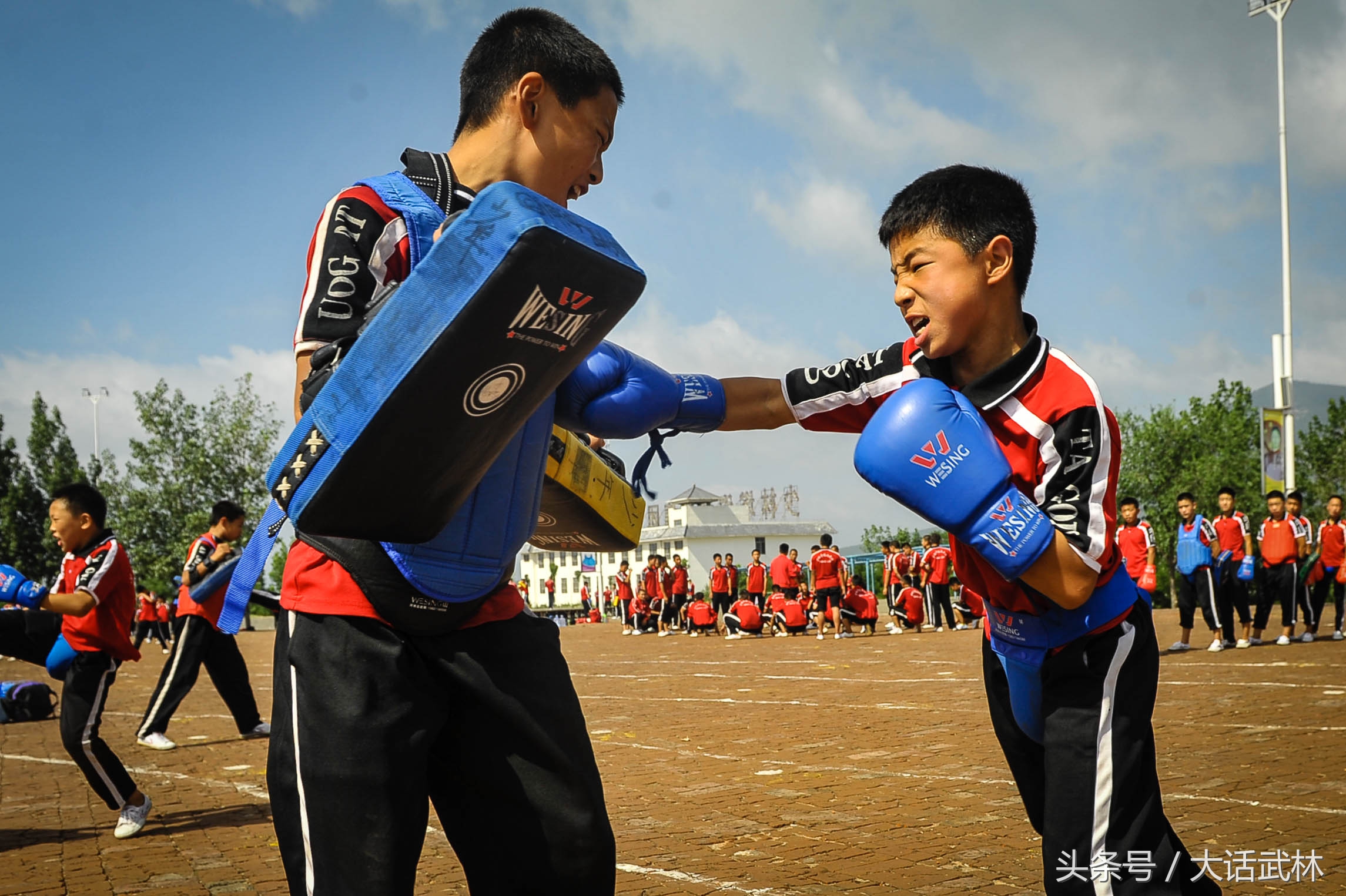 武校小孩子训练日常,武校孩子的照片