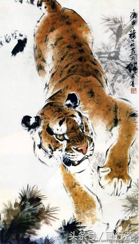 画虎年老虎,国画虎的基本绘画技法