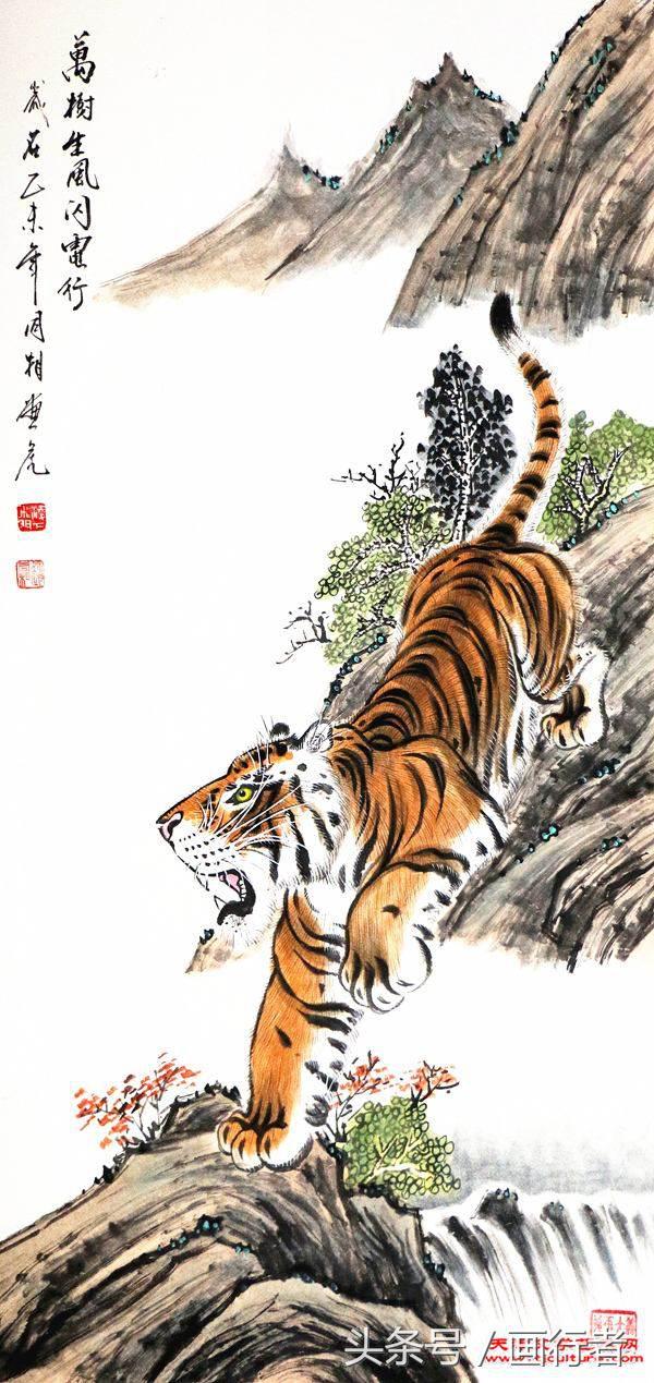 画虎年老虎,国画虎的基本绘画技法