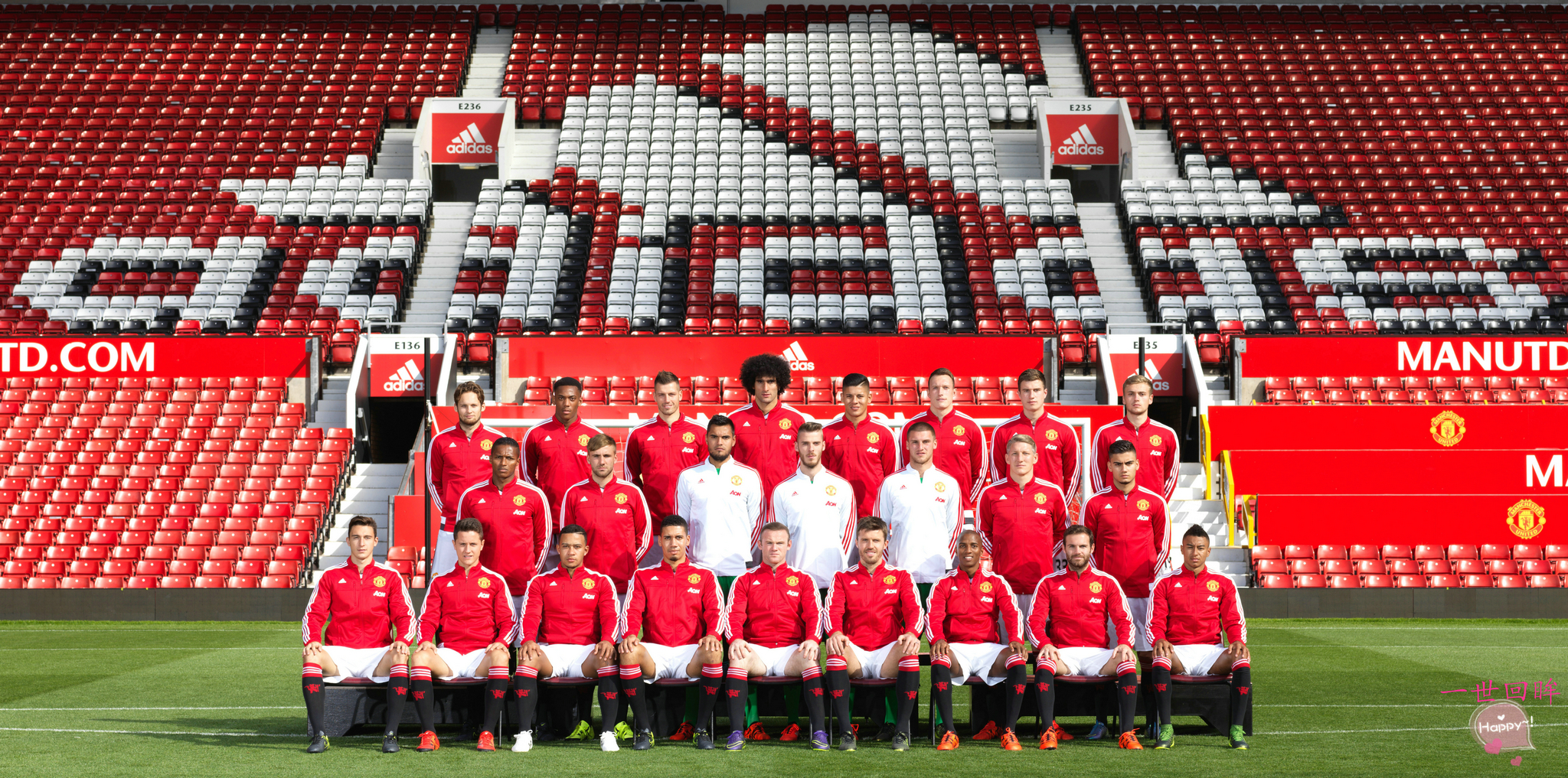 2016-17年曼联照片,曼联全家福照片2019