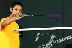 羽毛球网前挡球的正确姿势,羽毛球勾球搓球推球扑球挑球