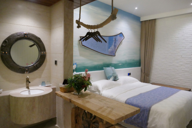 蔚蓝色的邂逅,皇马假日南海博物馆酒店早餐