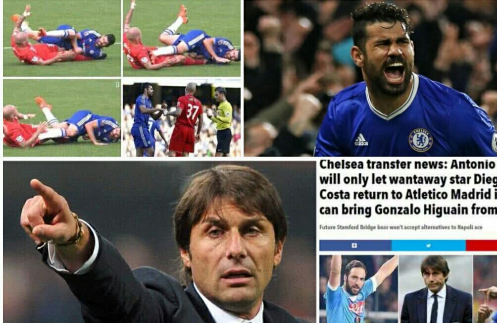 脑洞大开切尔西,科斯塔爆料孔蒂短信