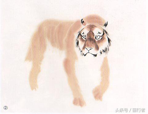 画虎年老虎,国画虎的基本绘画技法