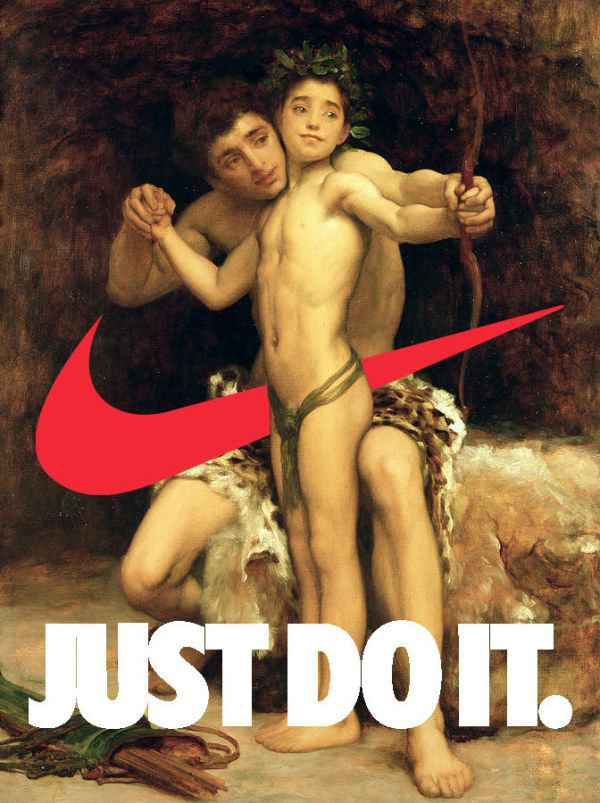 NIKE文艺创意广告设计，传统与现代的结合