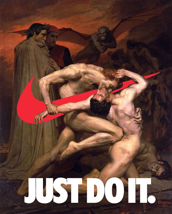 NIKE文艺创意广告设计，传统与现代的结合