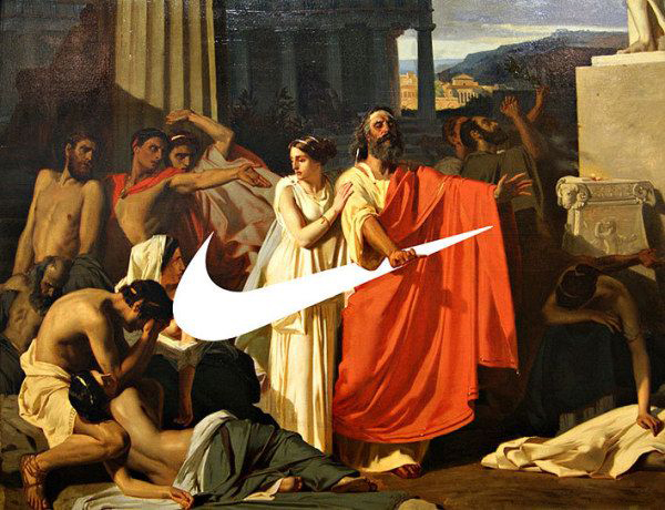 NIKE文艺创意广告设计，传统与现代的结合