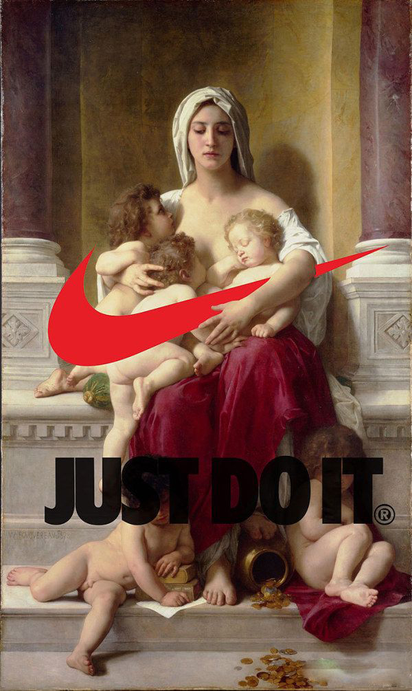 NIKE文艺创意广告设计，传统与现代的结合