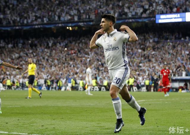 阿森西奥在皇马的球衣,阿森西奥建功