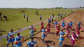 巴州农牧民趣味运动会在博湖举行,珠日河草原那达慕大会