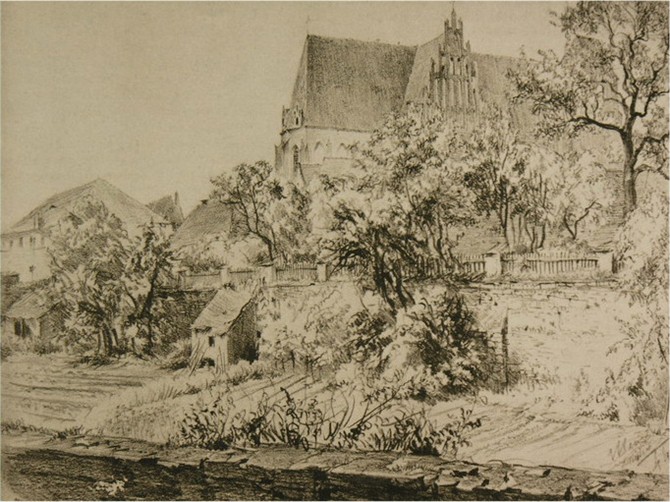 阿尔道夫门采尔素描作品赏析,素描大师门采尔速写