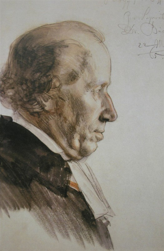 阿尔道夫门采尔素描作品赏析,素描大师门采尔速写