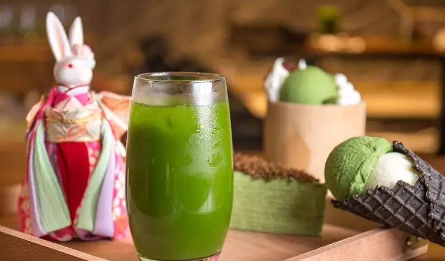 颜值*党**与抹茶控的终极绝杀！火爆ins的24k金箔冰淇淋终于来魔都啦！