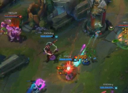 [动图集锦]五杀过后惨被针对JDG不敌苏宁，lwx大嘴熔化女警