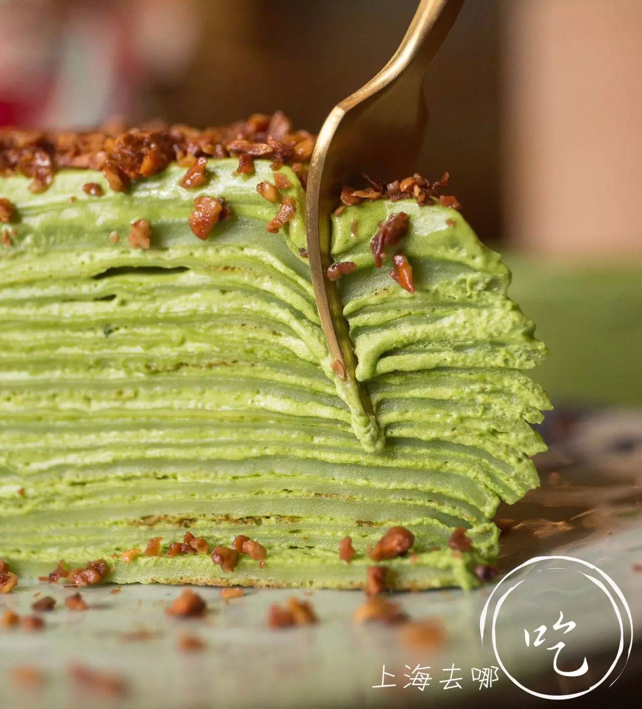 颜值*党**与抹茶控的终极绝杀！火爆ins的24k金箔冰淇淋终于来魔都啦！