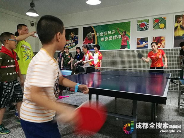 国乒颜值爆表运动员,国乒成都大屏幕视觉震撼